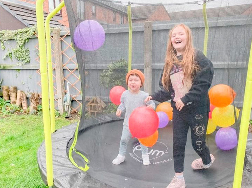 4 Trampoline Activities With Mini Messy Kids