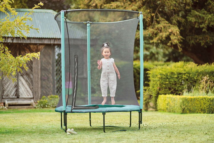 Junior Trampoline and Enclosure Mint