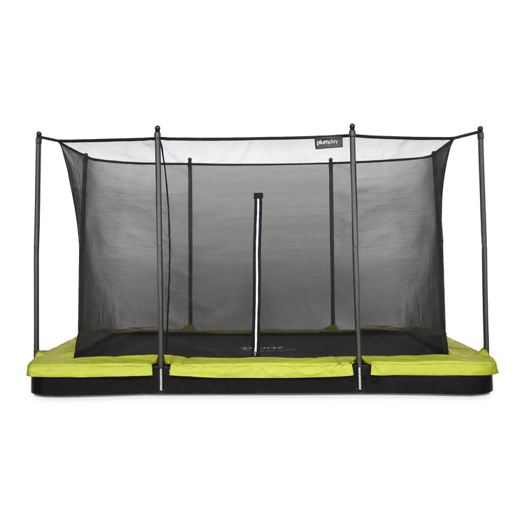 Plum® 12 x 8ft Rectangle In Ground Springsafe® Trampoline