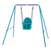 Plum 2 in 1 Swing Set - Purple/Teal