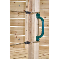 Plum® Wooden Climbing Cube Climbing Frame with Swing Arm