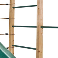 Plum® Wooden Climbing Cube Climbing Frame with Swing Arm