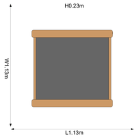 Square Wooden Sandpit