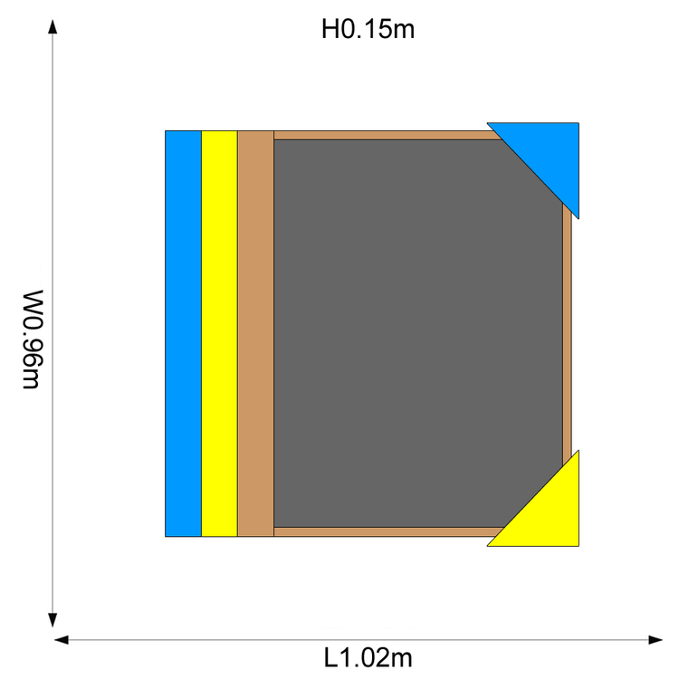 Store-it Wooden Sandpit