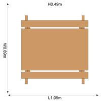 Wooden Sand & Picnic Table