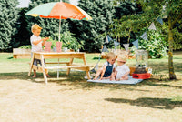 Children's Picnic Table with Parasol