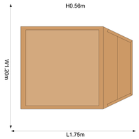 Wooden Sandpit & Bench