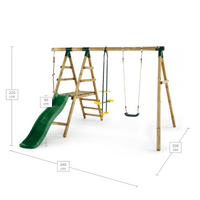 Meerkat Wooden Swing Set