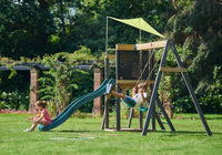 Plum® Siamang Wooden Playcentre - Swing and Slide Climbing Frame