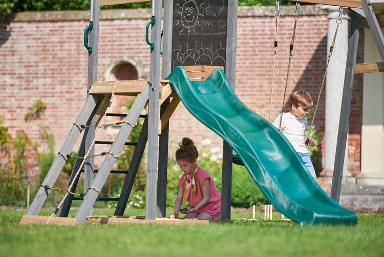 Plum® Siamang Wooden Playcentre - Swing and Slide Climbing Frame