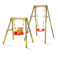 Plum® Wooden Growing Swing Set