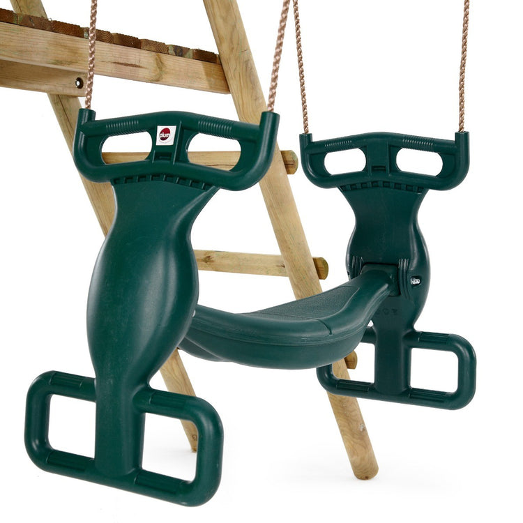 Muriqui Wooden Swing Set With Slide