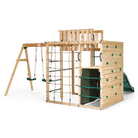 Plum® Wooden Climbing Cube XL with Swing Arm