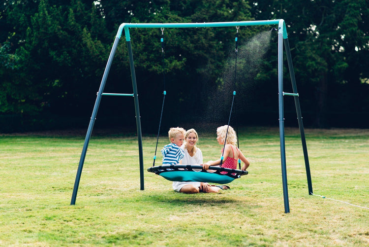 Premium Metal Nest Swing with Mist