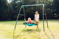 Premium Metal Nest Swing with Mist