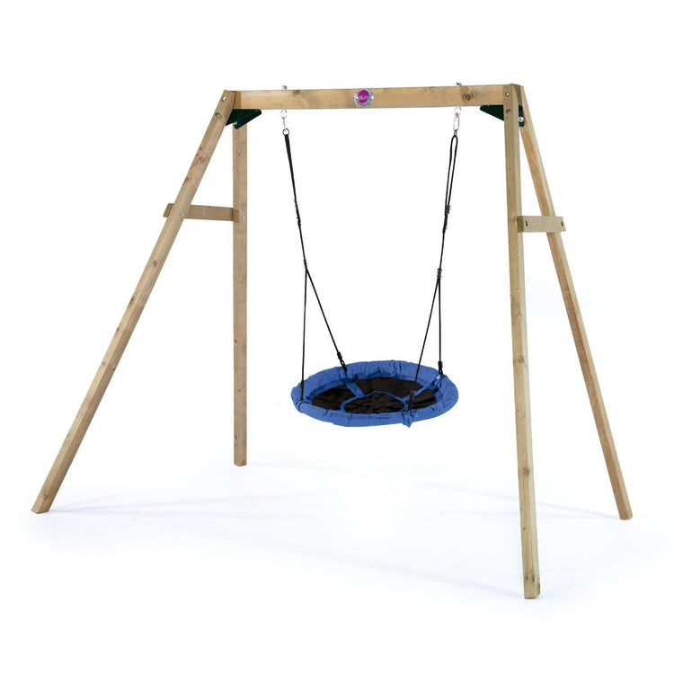 Wooden Swing Set with Nest