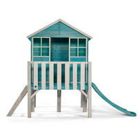 Boat House Wooden Playhouse - Teal