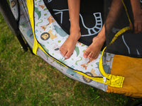 4.5ft Print & Sound Trampoline and Enclosure with Sounds