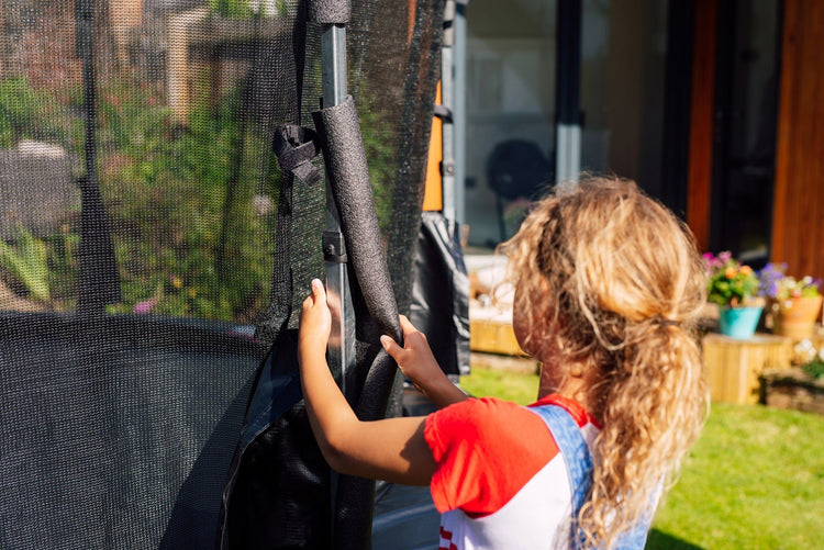 Space Zone II Evolution Trampoline (Telescopic Pack Down Enclosure)