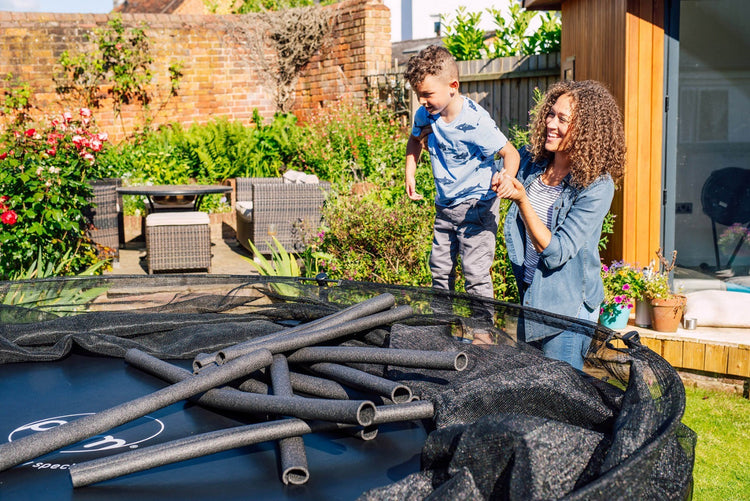 Space Zone II Evolution Trampoline (Telescopic Pack Down Enclosure)