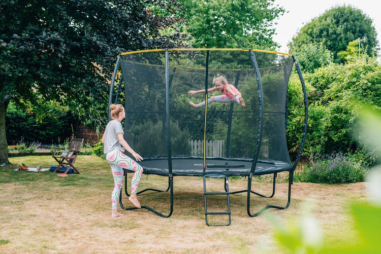 WEB Springless 10ft Trampoline and Enclosure