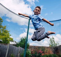 8ft Fun Springsafe Trampoline and Enclosure - Turquoise