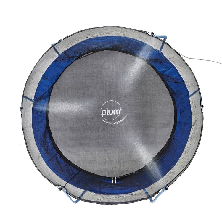 Plum Play 8ft - 14ft Wave Springsafe Trampoline (Blue) - Free Attachable Mist Feature