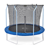 Plum Play 8ft - 14ft Wave Springsafe Trampoline (Blue) - Free Attachable Mist Feature