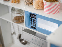 Penne Pantry Wooden Corner Kitchen with Fridge