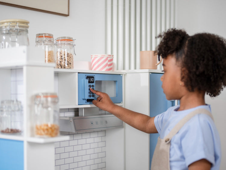 Penne Pantry Wooden Corner Kitchen with Fridge