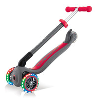 Globber Primo Foldable Lights - Black / Red