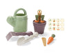 Green Garden Planting Set With Vegetables