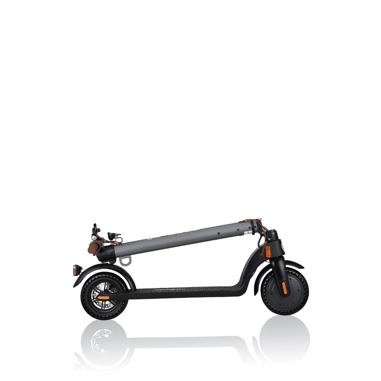 Globber ONE K E-MOTION 23 Electric Scooter - Titanium / Brown