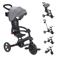 Globber Foldable Explorer Trike  4 in 1 - with Parent Handle