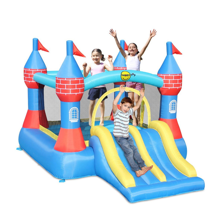 Happy Hop Castle Bouncer with Double Slide