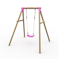 Plum Wooden Single Swing Set - Bush Baby