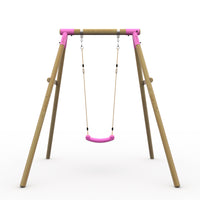 Plum Wooden Single Swing Set - Bush Baby