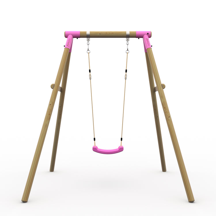 Plum Wooden Single Swing Set - Bush Baby