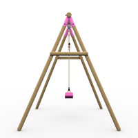 Plum Wooden Single Swing Set - Bush Baby