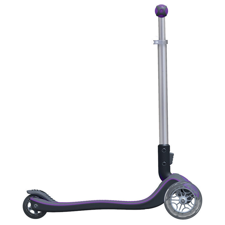 Globber Elite With Front Lights - Violet - side