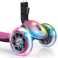 Globber Elite Lights Wheels and Front Lights - Pink - wheels