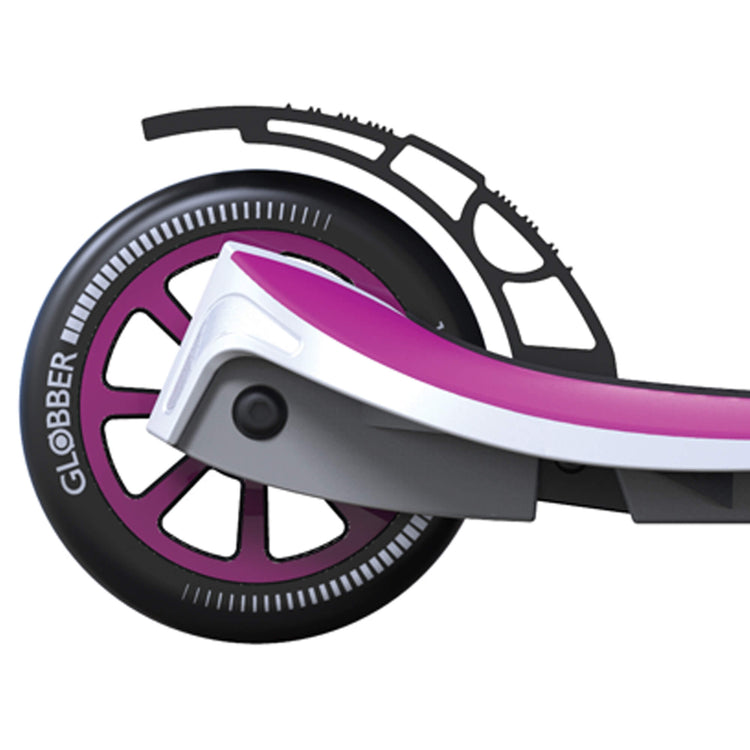 Globber One NL 145 Deluxe - Titanium/Purple - rear wheel