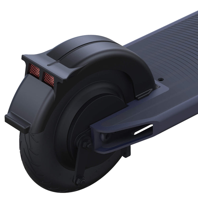 Globber One K E-Motion - Black/Slate Blue - Rear Right