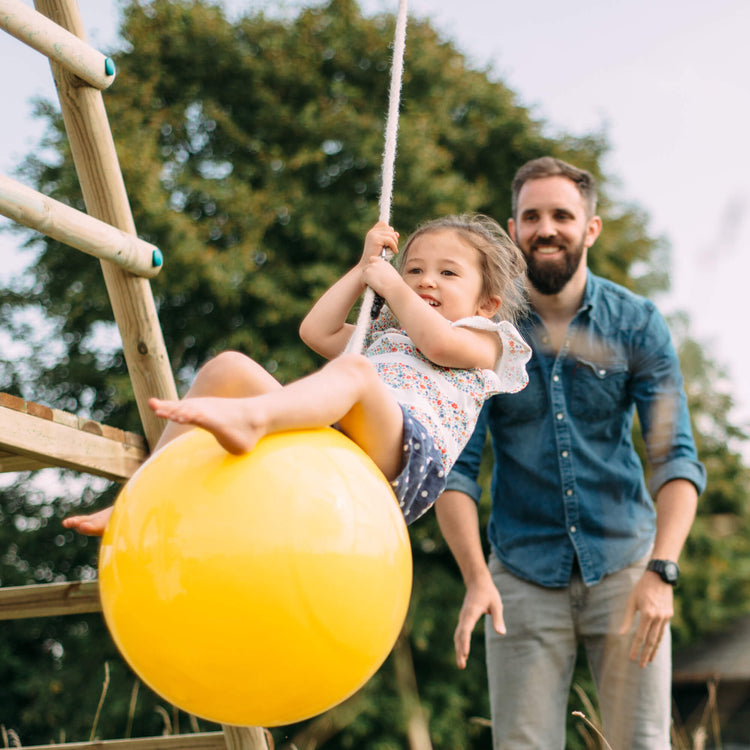 Buoy Ball Swing Accessory with Lime Hanger Lifestyle