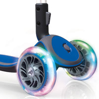 Globber My Free Fold Up Light Wheels - Dark Blue Lights