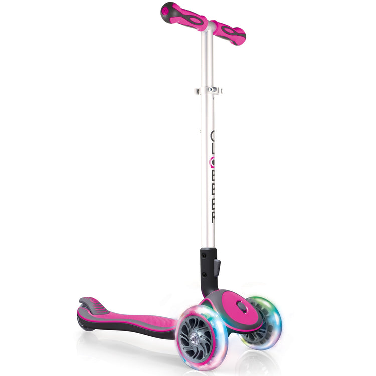 Globber My Free Fold Up Light Wheels - Pink 