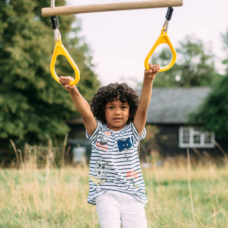 Trapeze Swing Accessory - Turquoise Lifestyle