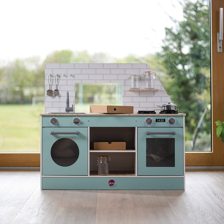 2-in-1 Wooden Street Food Truck and Kitchen