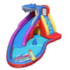 Happy Hop Inflatable Shark Slide