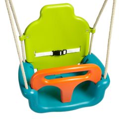 Growing Baby Seat Swing Accessory with Turquoise Hangers 